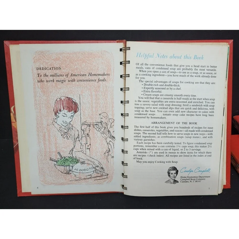 3 Copies of Cooking With Soup A Campbell's Cookbook 608 Recipes first print inc